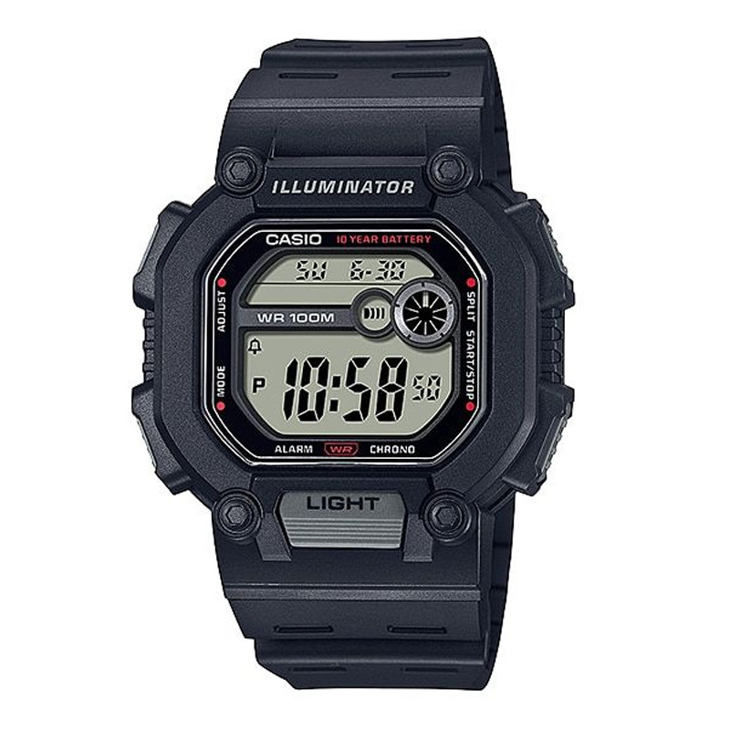 Jual Jam Tangan Training Pria Casio Digital W-737H-1Avdf Black Original W-737H-1Avdf - hoops.sakaraguna.com
