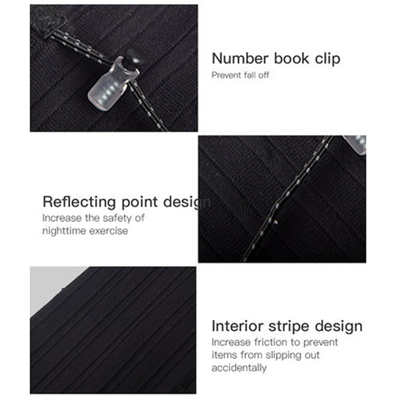 Jual Aksesoris Lari Aonijie Waist Bag Black Original W8116-Black - hoops.sakaraguna.com