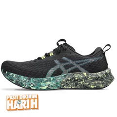 Beli Sepatu Lari Asics Noosa Tri 16 Black - Jasper Green Original 1011B872.004