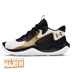 Beli Sepatu Basket Under Armour Ua Jet '23 White Gold Original 3026634-107