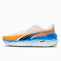 Beli Sepatu Lari Puma Velocity Nitro Ekiden Puma White-Heat Fire-Ultra Blue Original 313424-01