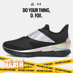 Beli Sepatu Basket Under Armour Curry Fox 1 Gamer Black Original 6001920-001