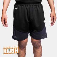 Beli Celana Basket Rechampx 2-Tone Basketball Shorts Black Navy Original Cx-B100107-041