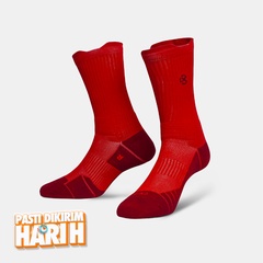 Beli Kaos Kaki Basket Rechampx Prime Crew Socks 1X Prime-Red Original Cx-B330101-656