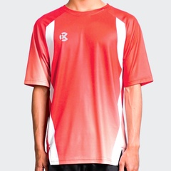 Beli Baju Lari Rechampx Race Short Sleeves Top Red - White Original Cx-R030314-610