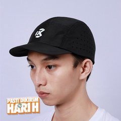 Beli Topi Lari Rechampx Race Cap Black - White Original Cx-R320309-001