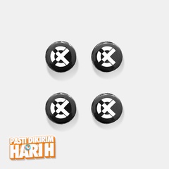 Beli Aksesoris Lari Rechampx Race Bib Magnet Black-White Original Cx-R410100-001