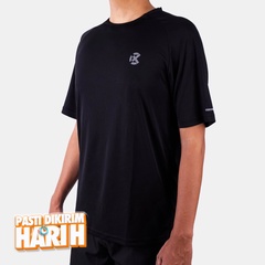 Beli Baju Lari Rechampx Cx Core Short-Sleeve Running Top Sm Logo Black Original Cx-Rzb0104-001