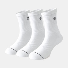 Beli Kaos Kaki Basket Rechampx Cushioned Crew Socks 3X White Original Cx-S130205-100