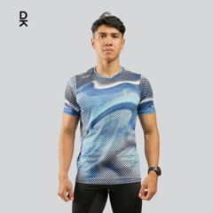 Beli Baju Lari Duraking Jersey Super Light Artflow Deep Blue Mesh Original Dk-Ss-Artflow-420