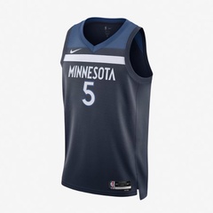 Beli Baju Basket Nike Anthony Edwards Minnesota Timberwolves Icon Edition Swingman Jersey College Navy Original Dn2013-427
