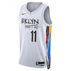 Beli Baju Basket Nike Kyrie Irving Brooklyn Nets City Edition Swingman Jersey White Original Do9585-103