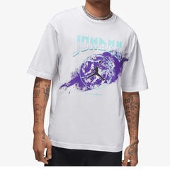 Beli Baju Basket Air Jordan Sport 85 Graphic Tee White Original Fb7445-100