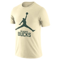 Beli Baju Basket Air Jordan Milwaukee Bucks Essential Tee White Original Fd1474-280