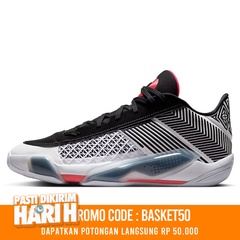 Beli Sepatu Basket Air Jordan Aj 38 Low Pf Black White Original Fd2325-101