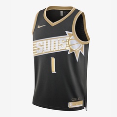 Beli Baju Basket Nike Sel Mnk Df Jsy Booker Black-Club Gold Original Fn5905-053