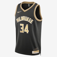 Beli Baju Basket Nike Sel Mnk Df Jsy Giannis Black-Club Gold Original Fn5911-053