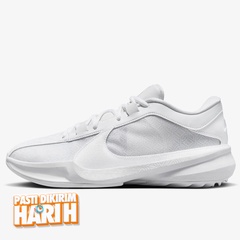 Beli Sepatu Basket Nike Zoom Freak 5 Tb Ep Triple White Original Fn7306-100