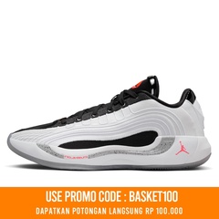 Beli Sepatu Basket Air Jordan Luka 4 Pf White - Bright Crimson-Black-Wolf Grey Original Hf0824-101