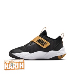 Beli Sepatu Basket Anak Nike Team Hustle D 12 (Gs) Black Gold Original Hf6279-003