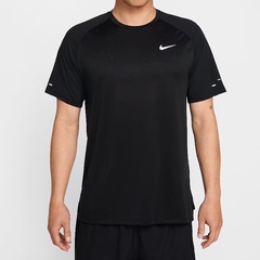 Beli Baju Lari Nike Stride Men's Dri-Fit Adv Short-Sleeve Running Top Black Original Hv5204-010