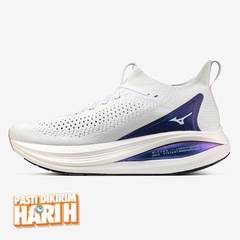 Beli Sepatu Lari Mizuno Neo Vista 2 White-White-Iris Bloom Original J1Gc253401