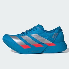 Beli Sepatu Lari Wanita Adidas Wmns Adizero Adios Pro 4 Ekiden Solar Blue - Silver Metallic - Lucid Red Original Jr4797