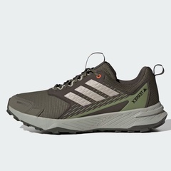 Beli Sepatu Trail Adidas Terrex Tracefinder 2 Climaproof Olive Strata - Beige - Lucid Tangerine Original Jr9135