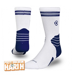 Beli Kaos Kaki Basket Rechampx Performance Crew Sock 1X White Dark Blue Original Skpc101140
