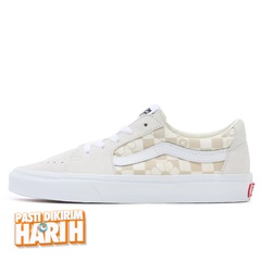 Beli Sepatu Sneakers Vans Sk8-Low Floral Check White Original Vn0009Qrfs8