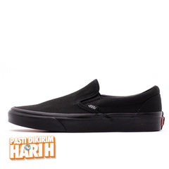 Beli Sepatu Sneakers Vans Ua Classic Slip-On Black Original Vn000Eyebka